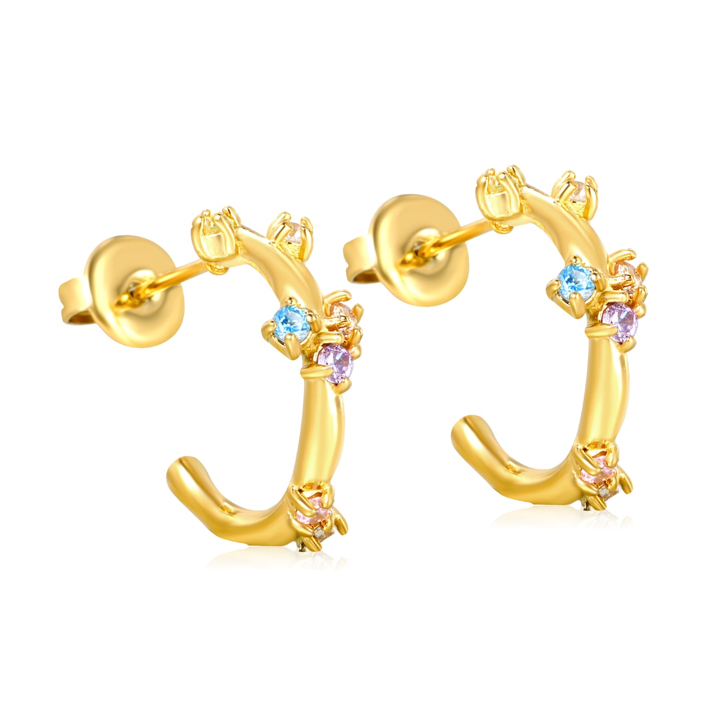 Pendientes Flor Celeste