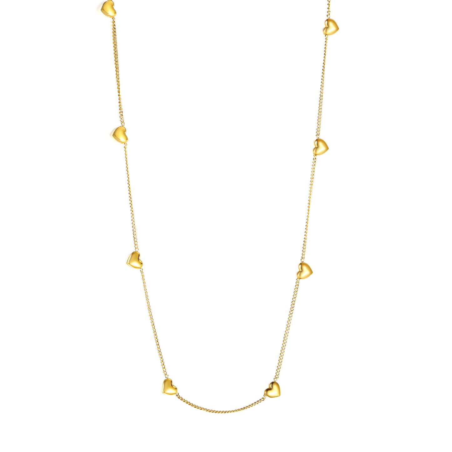 Collar Corazón Marea Oro
