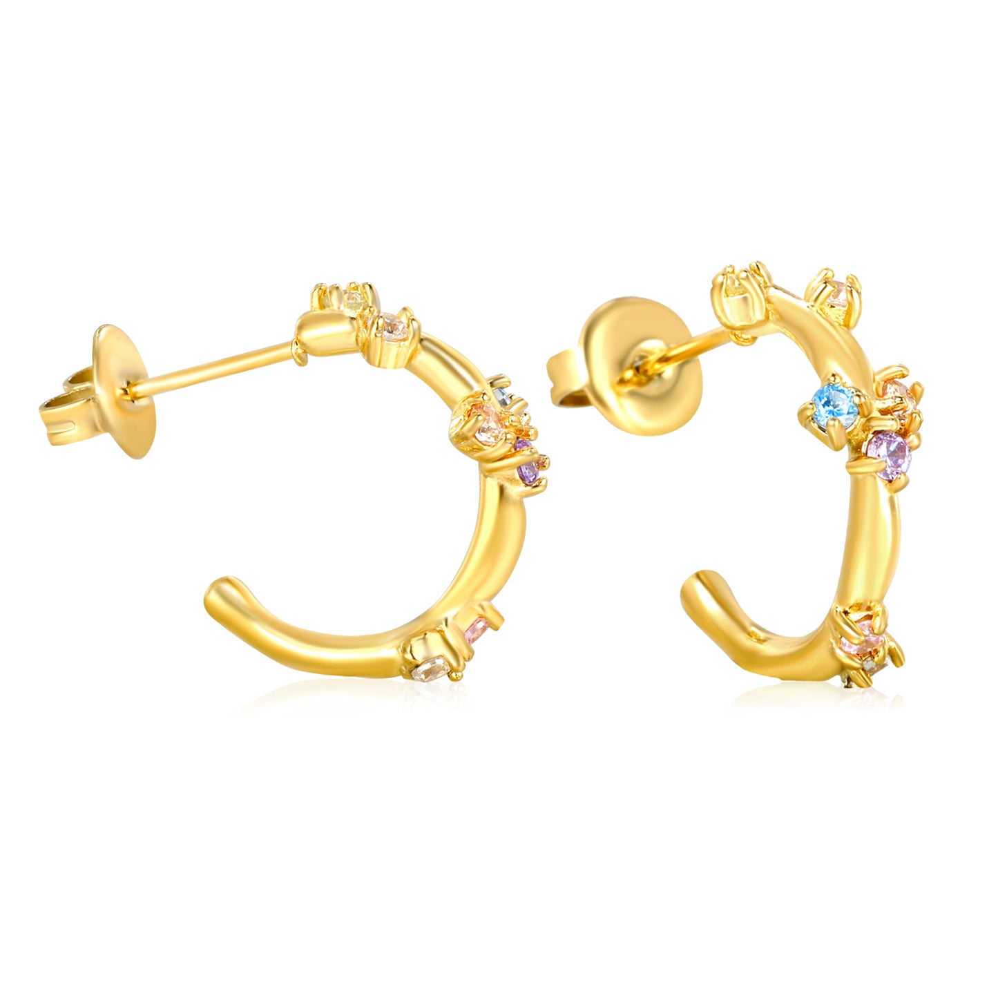 Pendientes Flor Celeste