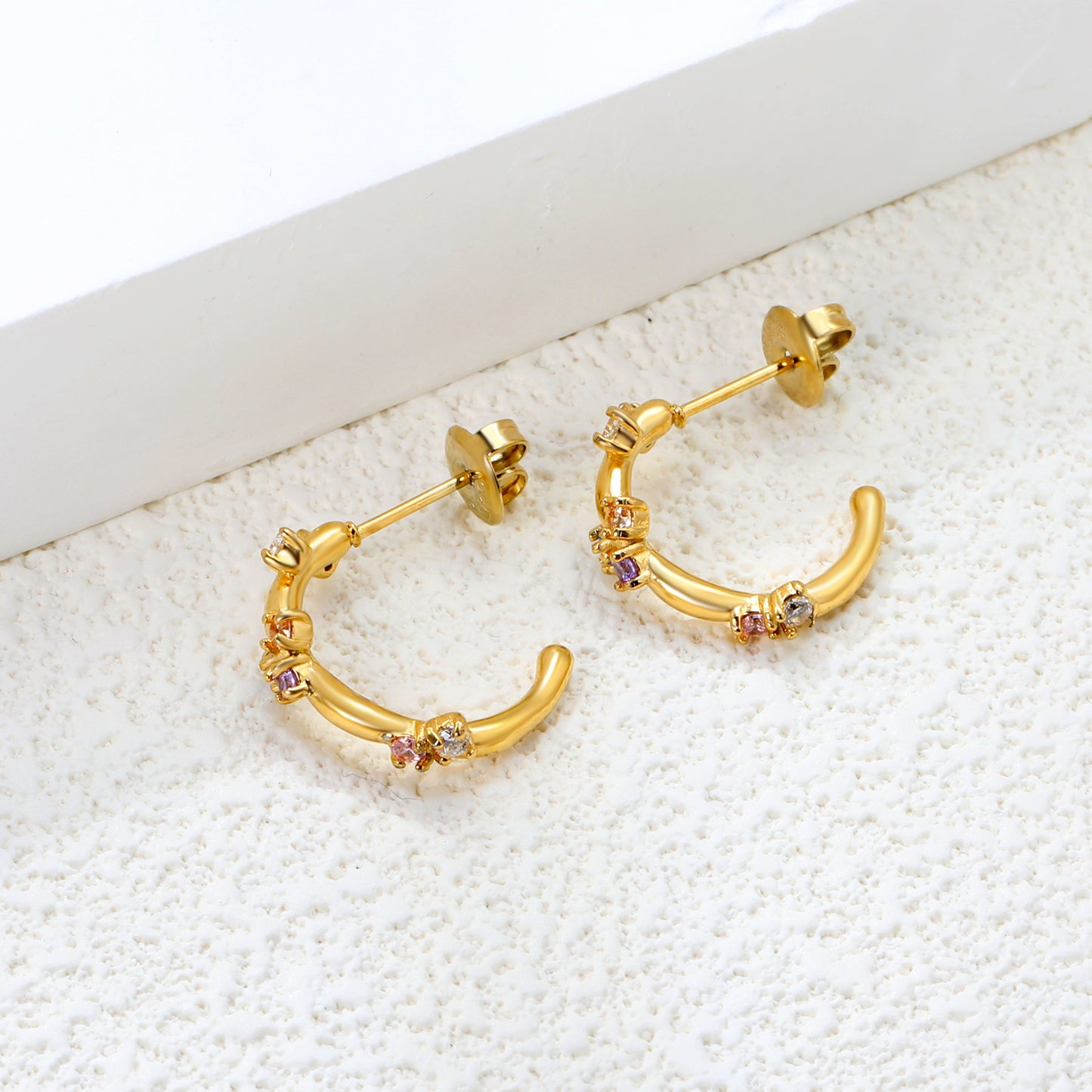 Pendientes Flor Celeste