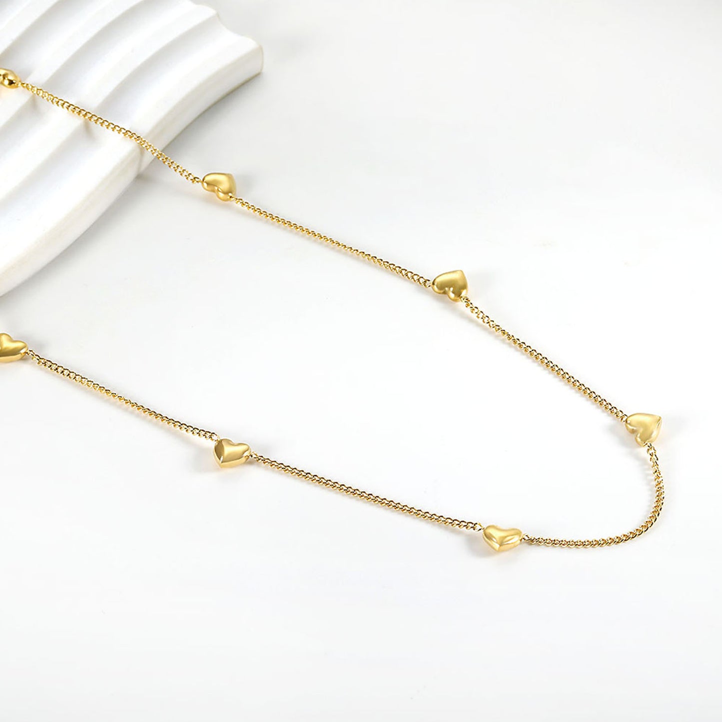 Collar Corazón Marea Oro